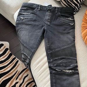 Authentic Balmain Distressed Moto